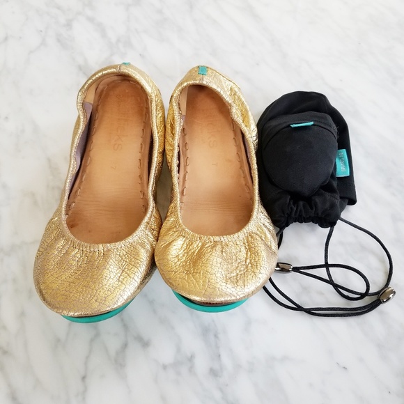 Tieks Shoes - Tieks Golden Glitz Size 7